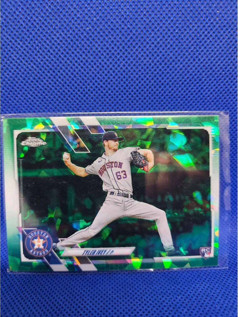 Tyler Ivey (RC) #US274 [green sparkle refractor No./50] 2021 Topps Update
